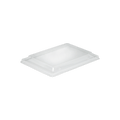 Clear Rectangular Raised Lid for Bento Box FA-410B, Pack of 50