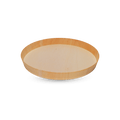 16" ø406X45mm Large Wooden Round Tray Tabletop, Pack of 25