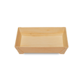 720ml Rectangular Wooden Bento Box Tabletop, Pack of 50