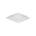 Clear Rectangular Raised Lid for Bento Box FA-435B, Pack of 50