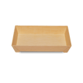 1050ml Rectangular Wooden Bento Box Tabletop, Pack of 50