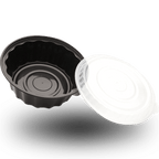 2500ml Round PP Container and Clear Lid