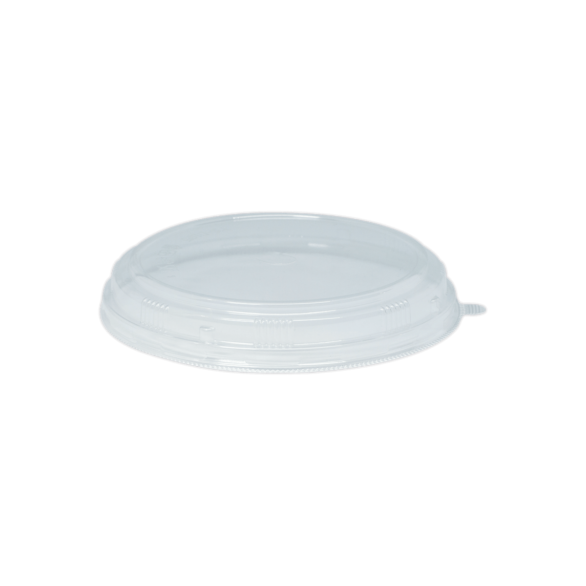 Clear Round Raised Lid for Falcatainer FLR-02B, Pack of 50