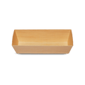 1000ml Rectangular Wooden Bento Box Tabletop, Pack of 50