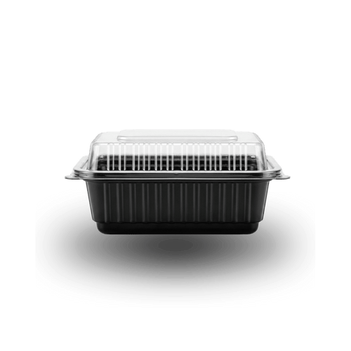 350ml Rectangular PP Container and Clear Lid