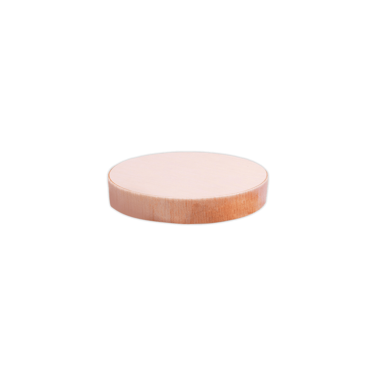 Wooden Round Flat Lid for Falcatainer FLR-07B, Pack of 50