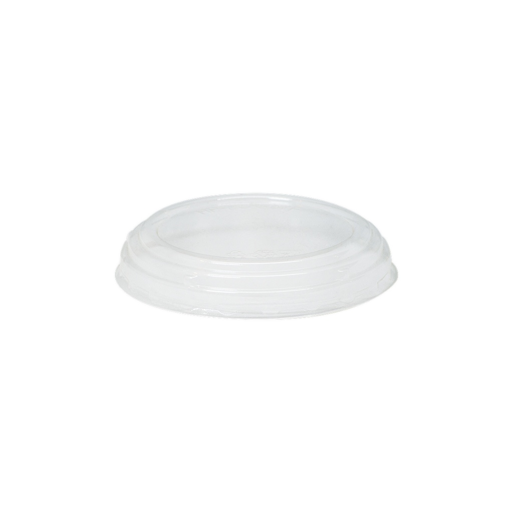 Clear Round Raised Lid for Falcatainer FLR-07B, Pack of 50