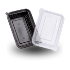 750ml Rectangular PP Container and Clear Lid