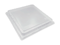 Clear Square Raised Lid for Bento Tray FA-440B, Pack of 50