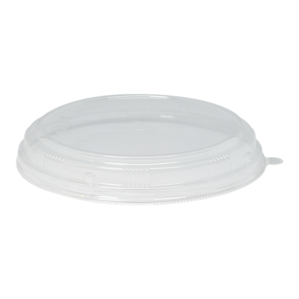 Clear Round Raised Lid for Falcatainer FLR-02B, Pack of 50