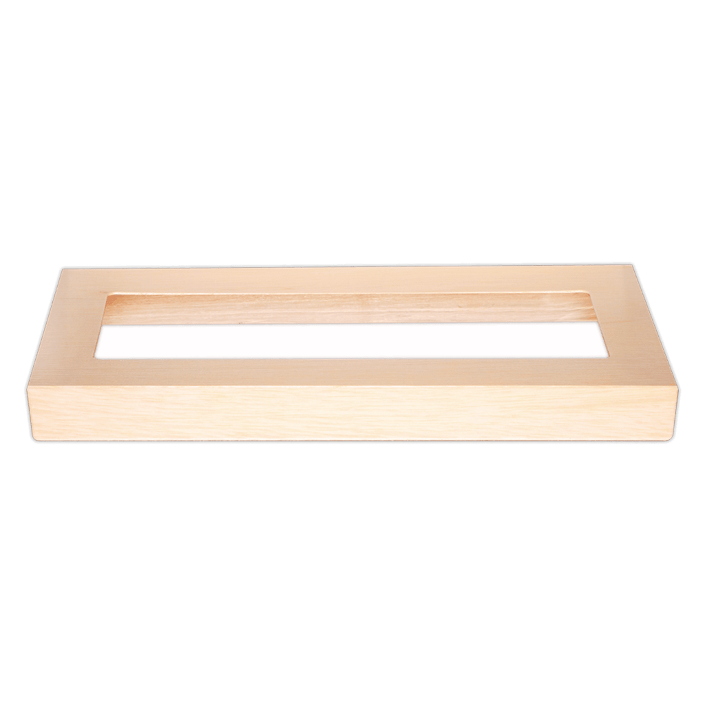 Wooden Window Clear Lid for Bento Tray FSW-22B, Pack of 25
