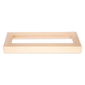Wooden Window Clear Lid for Bento Tray FSW-22B, Pack of 25