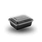 350ml Rectangular PP Container and Clear Lid