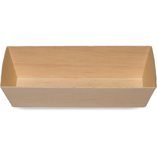 1000ml Rectangular Wooden Bento Box Tabletop, Pack of 50