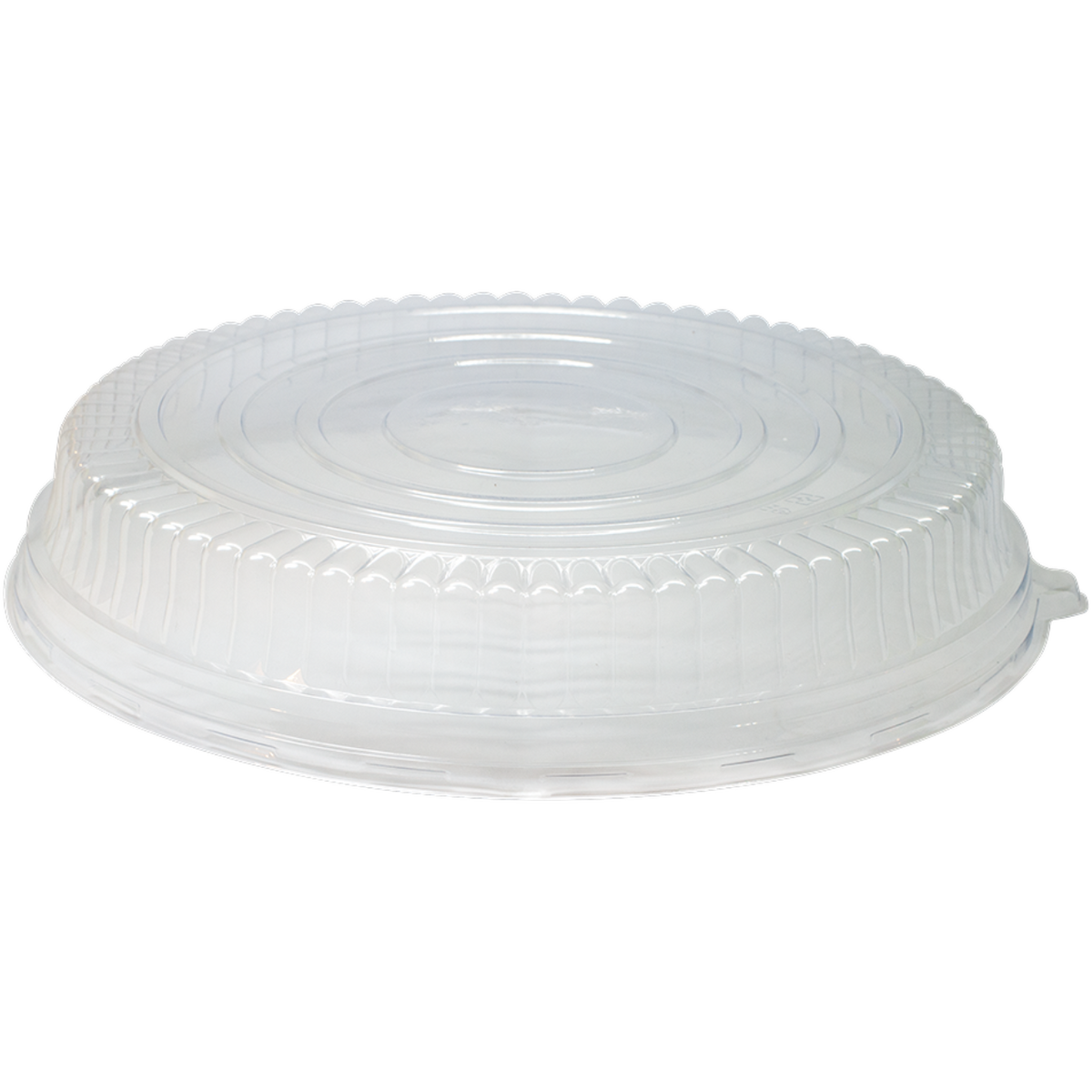 Clear Round Raised Lid for Large Tray FLR-316B Tabletop, Pk of 25