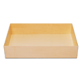 4350ml Rectangular DIY Wooden Bento Tray Tabletop, Pack of 50