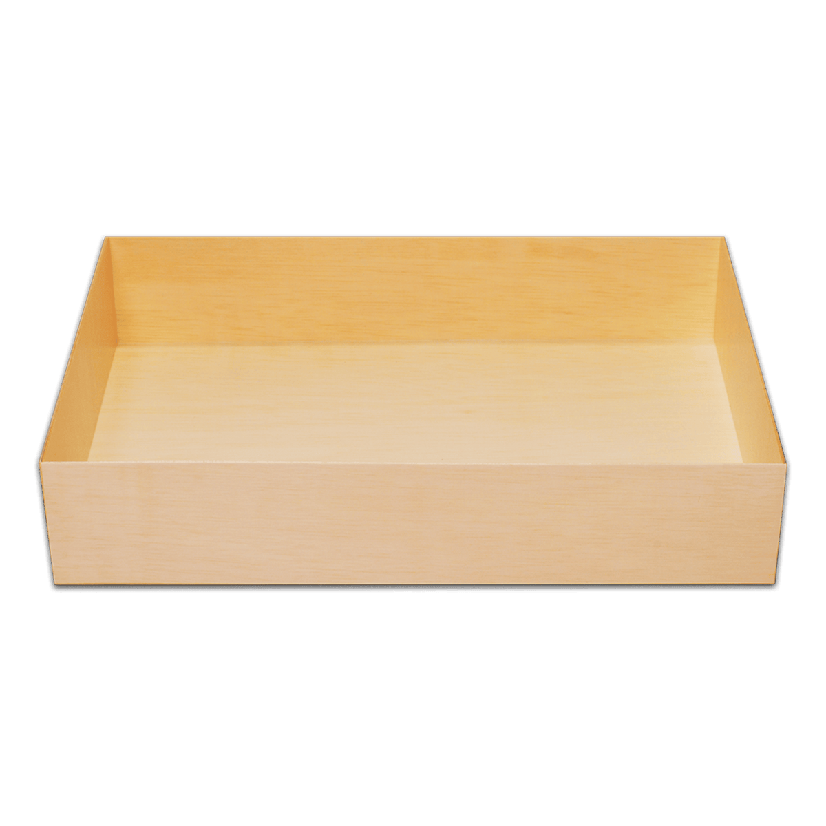 4350ml Rectangular DIY Wooden Bento Tray Tabletop, Pack of 50