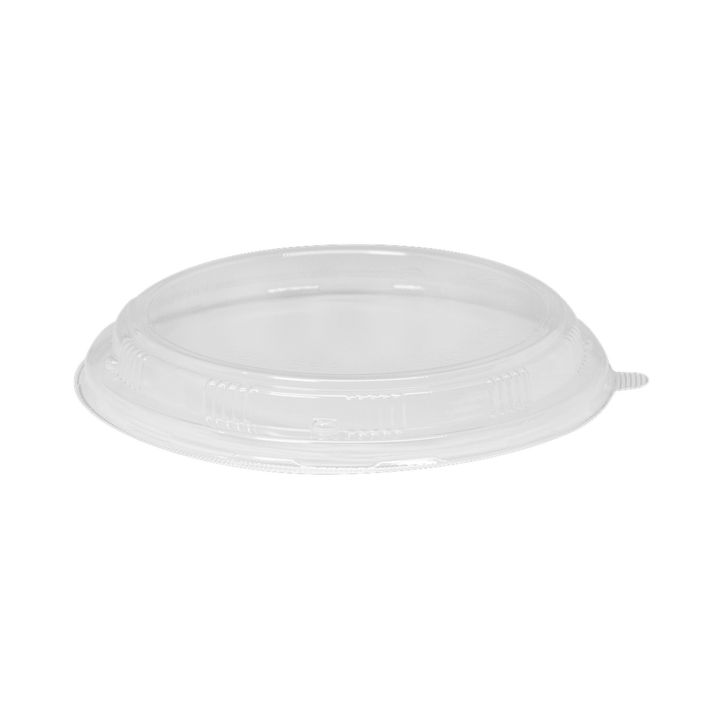 Clear Round Raised Lid for Falcatainer FLR-01B, Pack of 50