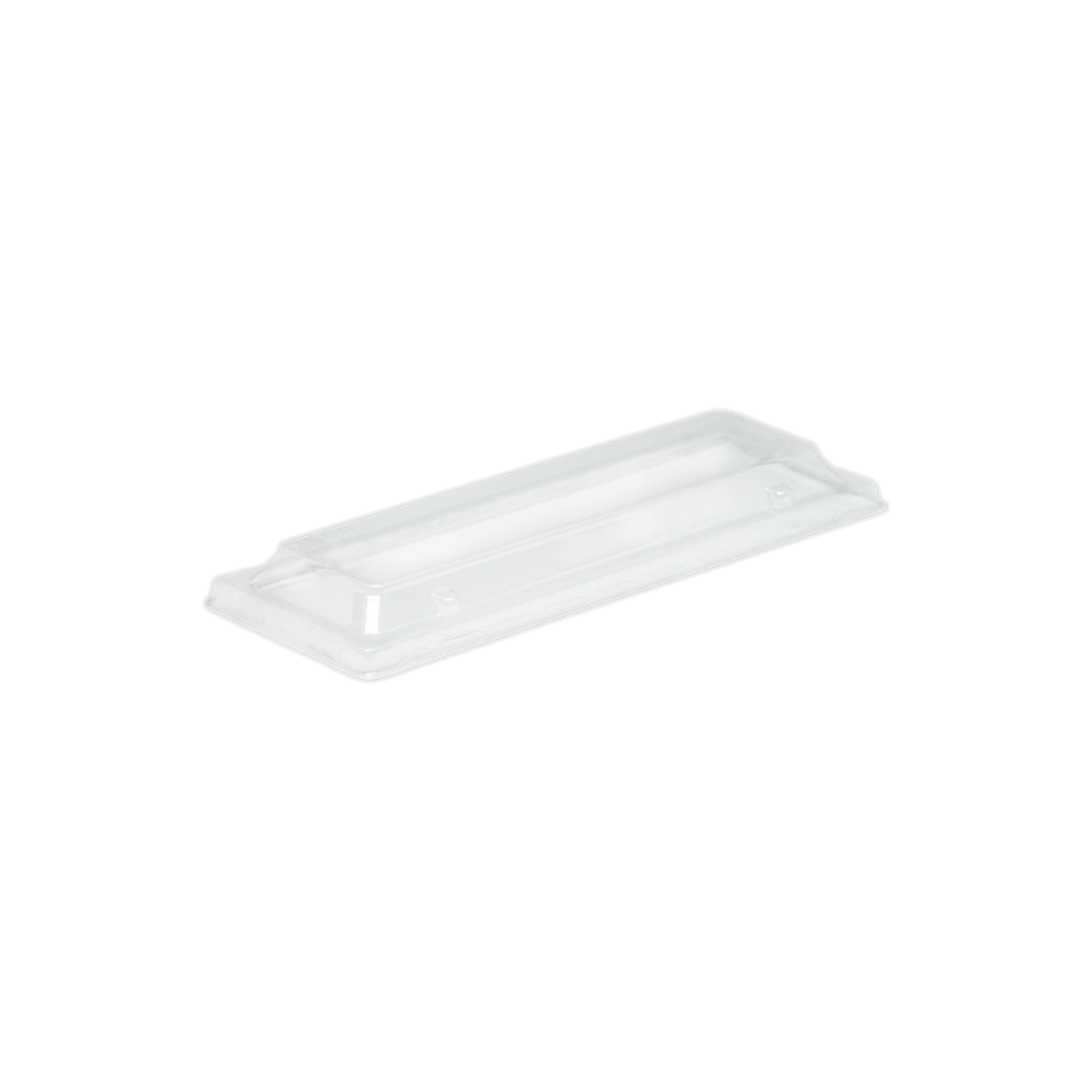 Clear Rectangular Raised Lid for Bento Box FA-430B, Pack of 50