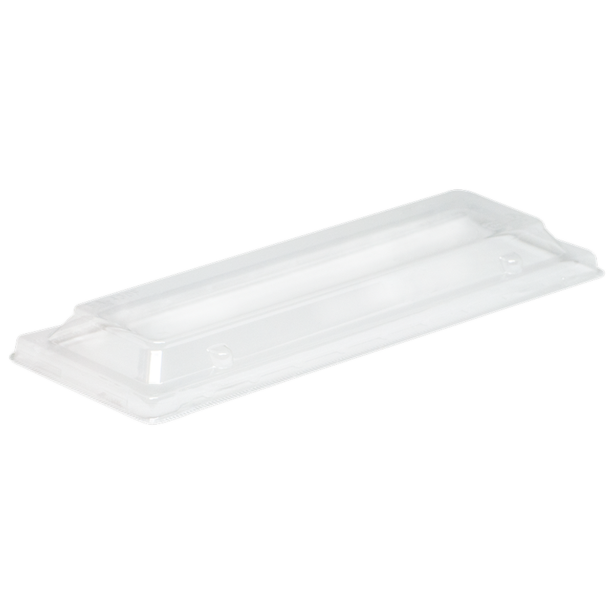 Clear Rectangular Raised Lid for Bento Box FA-430B, Pack of 50