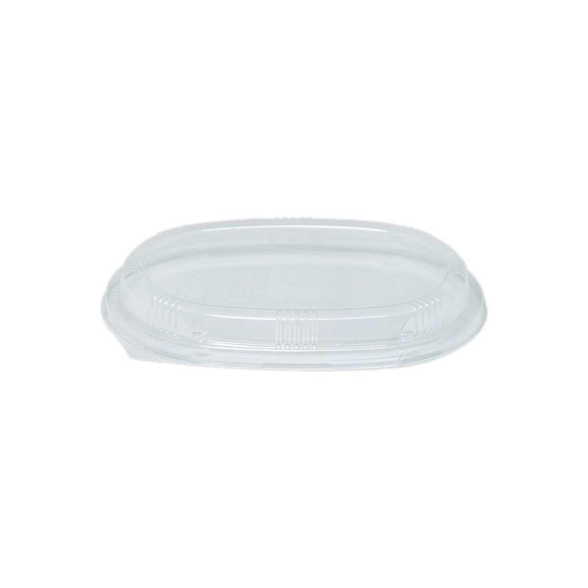 Clear Round Raised Lid for Falcatainer FLR-06B, Pack of 50