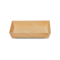880ml Rectangular Wooden Bento Box Tabletop, Pack of 50