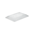 Clear Rectangular Raised Lid for Bento Box FA-420B, Pack of 50