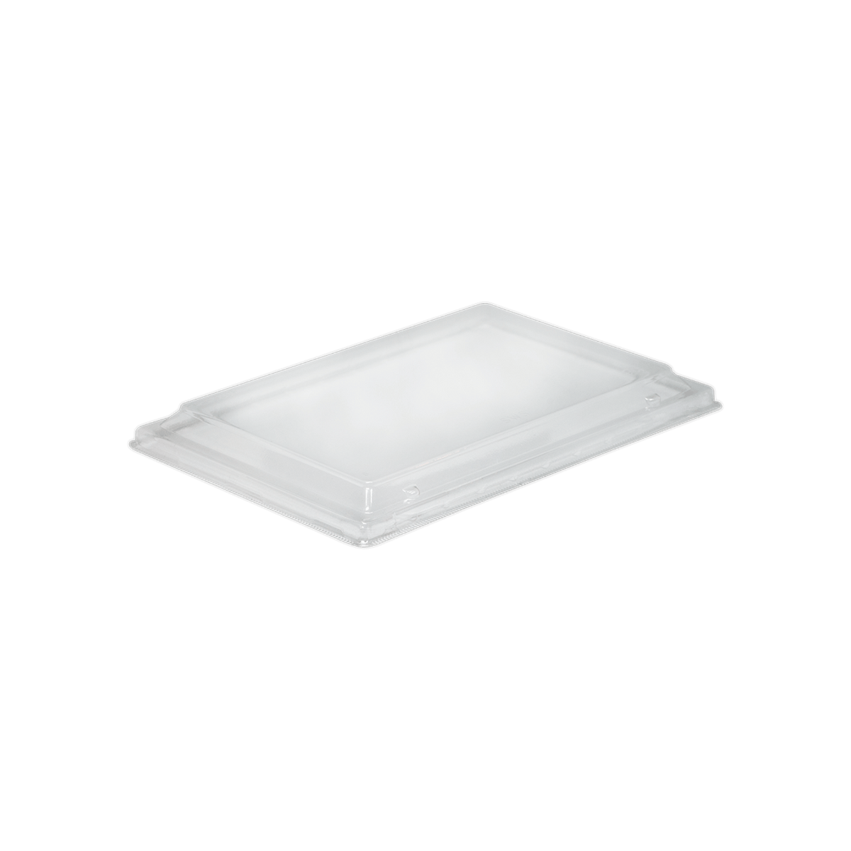 Clear Rectangular Raised Lid for Bento Box FA-420B, Pack of 50