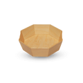 470ml Octagon Wooden Bento Box Tabletop, Pack of 50