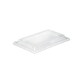 Clear Rectangular Raised Lid for Bento Box FA-415B, Pack of 50