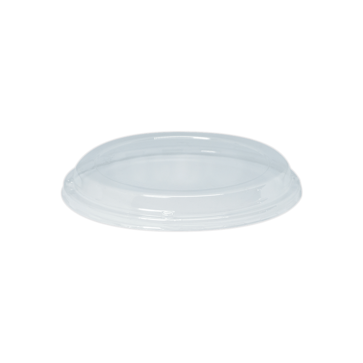 Clear Round Raised Lid for Falcatainer FLR-03B, Pack of 50