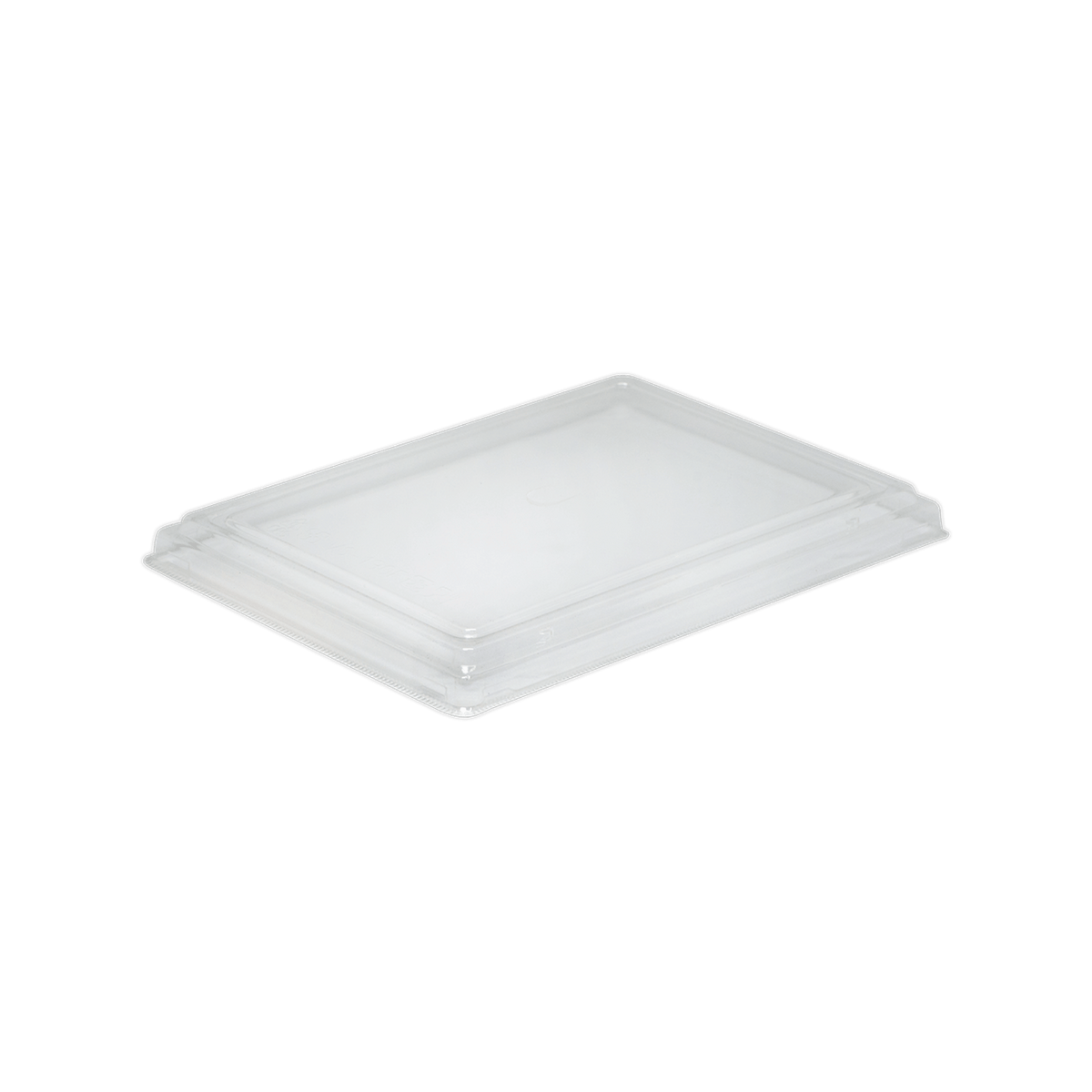 Clear Flat Lid for 1050ml Bento Box FD-145B, Sleeve of 50